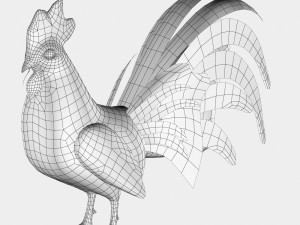 rooster Model 3D