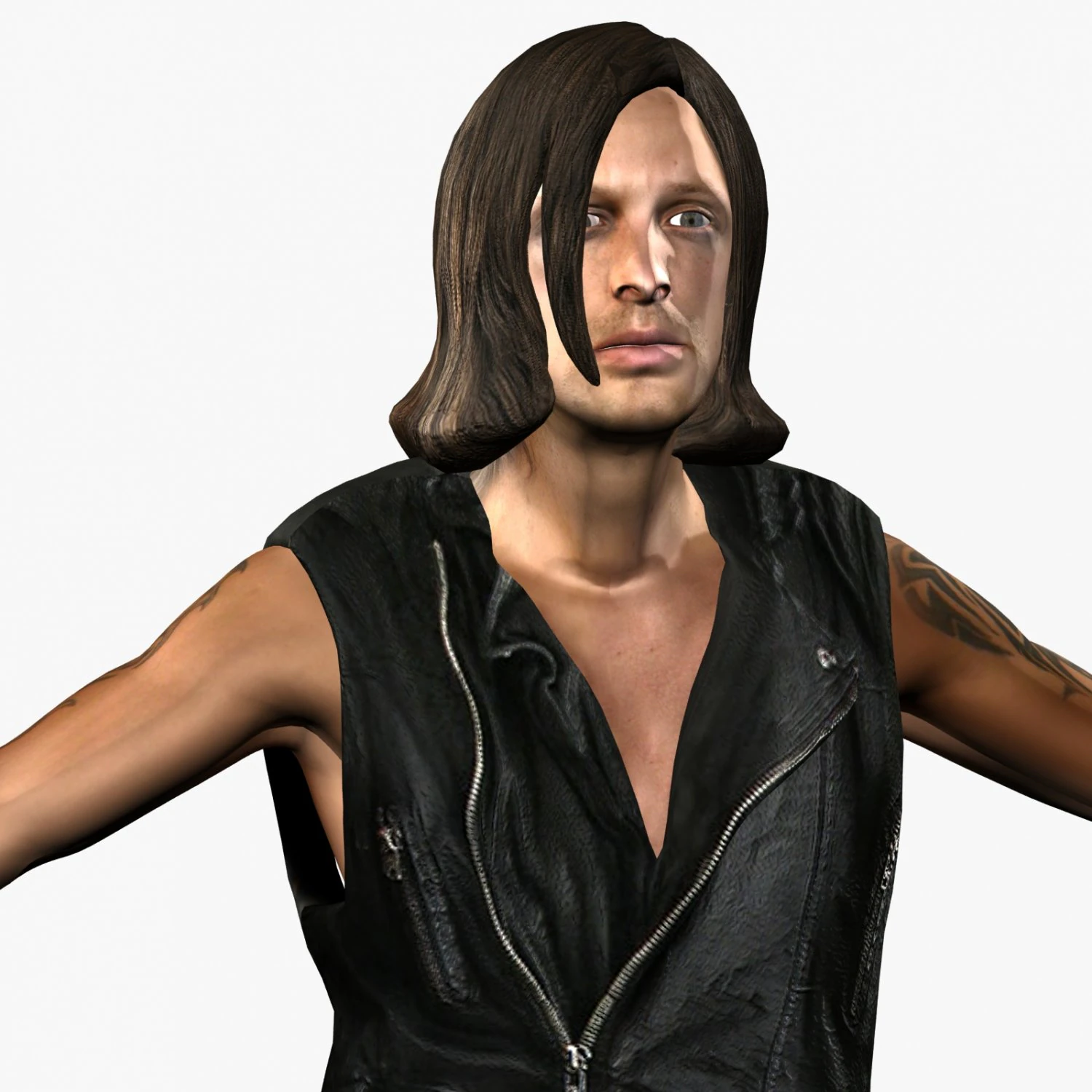 male 3D Model .c4d .max .obj .3ds .fbx .stl .blend 