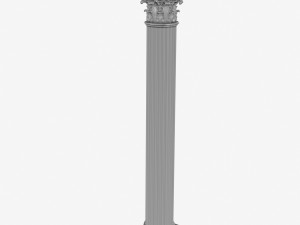 corinthian column 3D Модель