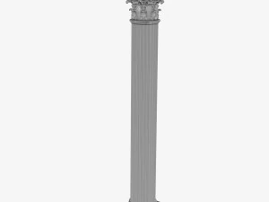 corinthian column 3D Model