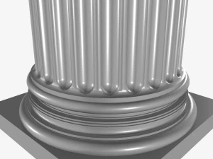corinthian column 3D Model