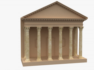corinthian column 02 3D Model