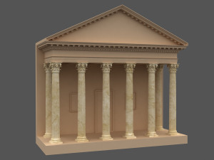 corinthian column 02 3D 모델