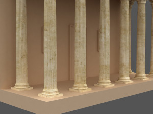 corinthian column 02 3D 모델