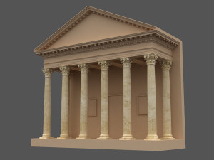 corinthian column 02 3D 모델