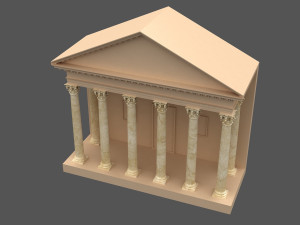 corinthian column 02 3D 모델