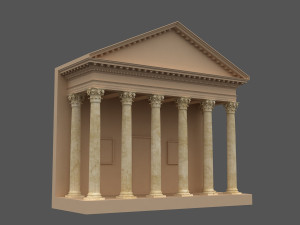 corinthian column 02 3D 모델