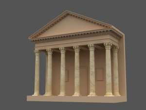 corinthian column 02 3D 모델