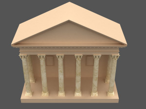 corinthian column 02 3D 모델