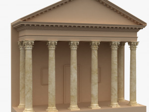 corinthian column 02 3D 모델