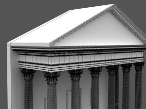 corinthian column 02 3D 모델