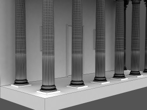 corinthian column 02 3D 모델