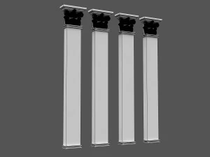 corinthian column 04 3D Model