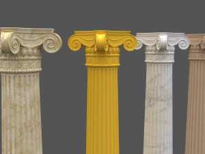corinthian column 03 Modèle 3D