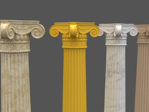 colonna corinzia 03 Modello 3D