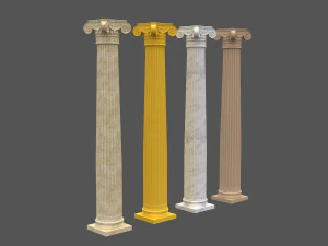 colonna corinzia 03 Modello 3D