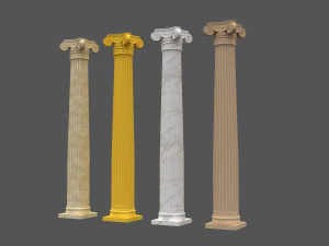 colonna corinzia 03 Modello 3D