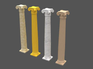colonna corinzia 03 Modello 3D
