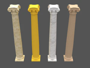 colonna corinzia 03 Modello 3D