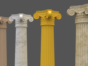 corinthian column 03 Modèle 3D