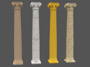 colonna corinzia 03 Modello 3D