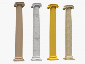 corinthian column 07 Modelo 3D