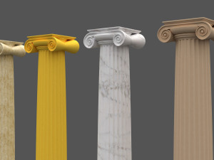 corinthian column 07 Modelo 3D