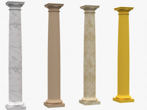 corinthian column 08 Modèle 3D