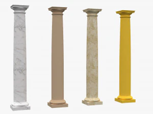 colonna corinzia 08 Modello 3D