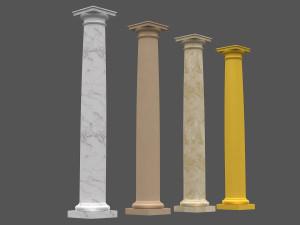 corinthian column 08 3D मॉडल