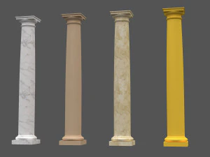 colonna corinzia 08 Modello 3D
