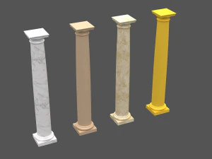 colonna corinzia 08 Modello 3D