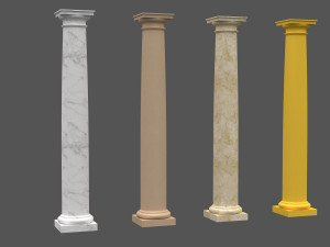 corinthian column 08 3D मॉडल