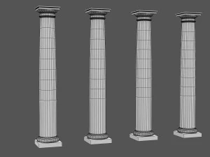 colonna corinzia 08 Modello 3D