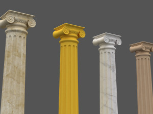 corinthian column 09 3D Model