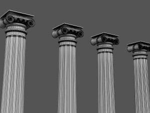 corinthian column 09 3D Model