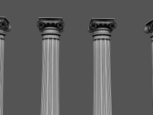 corinthian column 09 3D Model