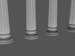 corinthian column 09 3D Model