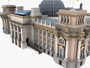 the reichstag 3D मॉडल