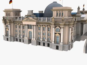 the reichstag 3D Model