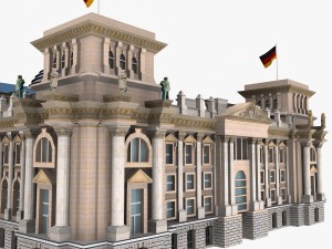 the reichstag 3D मॉडल