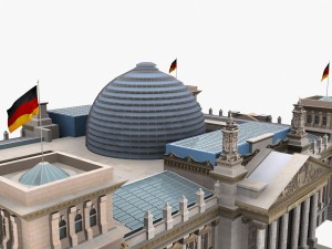 the reichstag 3D मॉडल