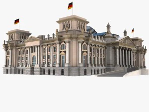 the reichstag 3D Model