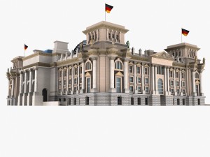 the reichstag 3D मॉडल