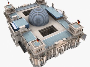 the reichstag 3D मॉडल