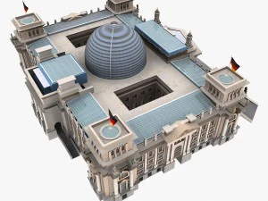 the reichstag 3D Model