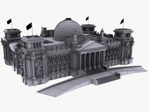 the reichstag 3D मॉडल