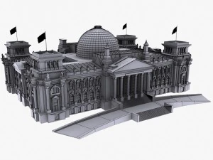the reichstag 3D Model
