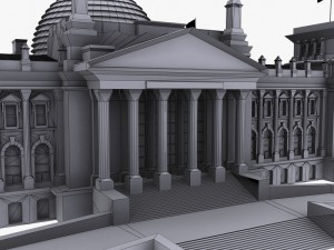 the reichstag 3D मॉडल