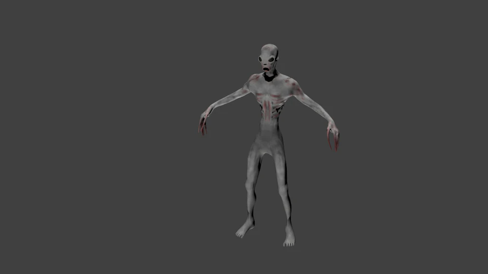 rake monster 3D Model .c4d .max .obj .3ds .fbx .stl .blend